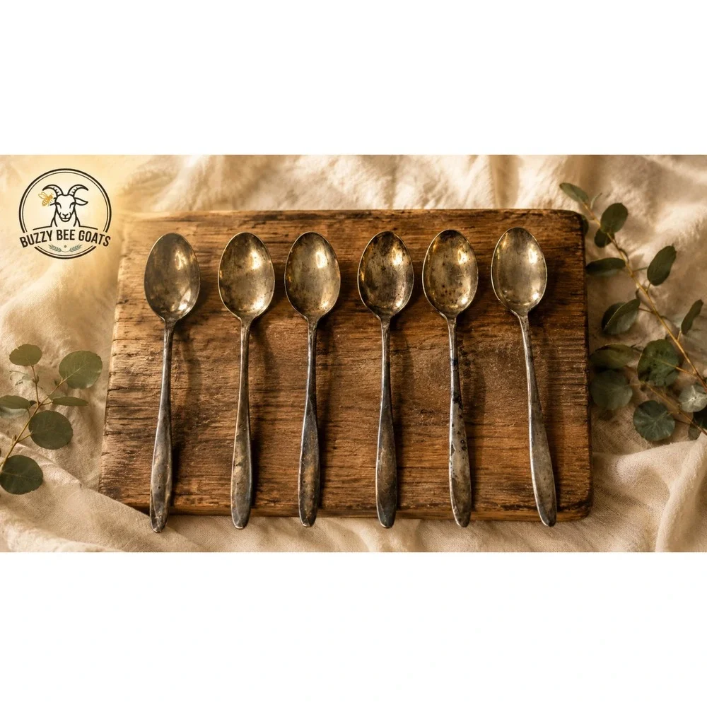 SUPREME SILVER SILVERPLATE ICED TEA SPOONS SET OF 6 VINTAGE FLATWARE 5.5